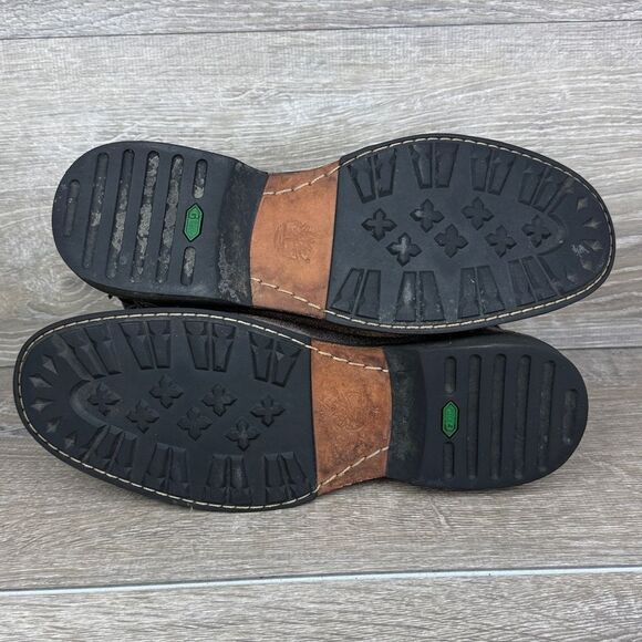 Timberland Earthkeepers 73173 Men's Sz 8.5M Black Brown Leather Mid Chukka Boots - Picture 8 of 12